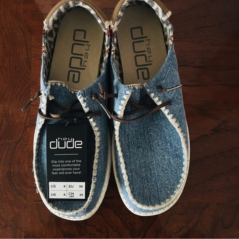 ‼️NIB‼️Hey Dude Wendy Annex Denim